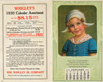 "WRIGLEY'S 1930 CALENDAR ASSORTMENT FOR THE RETAIL DEALER" JOBBERS CATALOG.