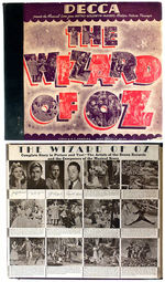 "THE WIZARD OF OZ" MOVIE EDITION RECORD ALBUM SET W/PHOTOS AND SONG "THE JITTER BUG."