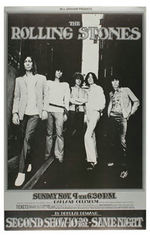 BILL GRAHAM CONCERT POSTER BG-201 FEATURING THE ROLLING STONES.