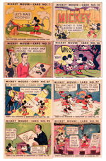 "MICKEY MOUSE" COMPLETE GUM CARD SET.