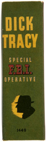 "DICK TRACY - SPECIAL F.B.I. OPERATIVE" FILE COPY BTLB.