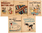 WHITMAN PREMIUM BOOKS BASED ON DISNEY SHORTS.