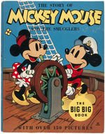 "THE STORY OF MICKEY MOUSE AND THE SMUGGLERS" BIG BIG BOOK.