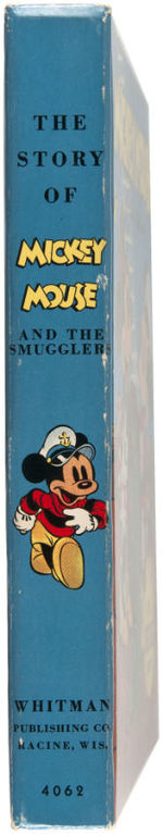 "THE STORY OF MICKEY MOUSE AND THE SMUGGLERS" BIG BIG BOOK.