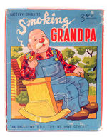 "BATTERY OPERATED SMOKING GRANPA."