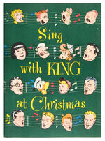 "SING WITH KING AT CHRISTMAS" KING FEATURES COMIC CHARACTER CHRISTMAS MUSIC BOOK.