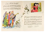 "SING WITH KING AT CHRISTMAS" KING FEATURES COMIC CHARACTER CHRISTMAS MUSIC BOOK.