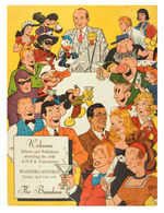 AMERICAN NEWSPAPER PUBLISHERS ASSOCIATION 1946 CONVENTION MENU/PROGRAM.