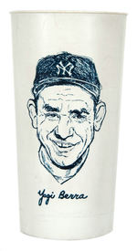 "YOO-HOO" YOGI BERRA PREMIUM PLASTIC CUP.