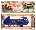 "MULTIPLE JUNGLE RAIDERS RESCUE COPTER PLUS ACTION SOLDIERS."