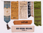 1890s CYCLING/RACE RIBBONS.