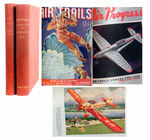 "AIR TRAILS" 1938-1939 BOUND VOLUMES.