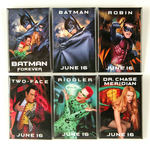 "BATMAN FOREVER" GORGEOUS COLOR 6 BUTTON SET.