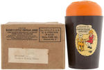 LITTLE ORPHAN ANNIE 1938 OVALTINE SHAKE-UP MUG WITH MAILER AND INSTRUCTIONS.