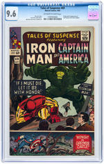 "TALES OF SUSPENSE" #69 SEPTEMBER 1965 CGC 9.6 NM+ (IRON MAN & CAPTAIN AMERICA).