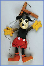 MICKEY MOUSE CUSTOM MADE MARIONETTE.