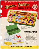 "HOWDY DOODY" TOOL BOX & OUTDOOR SPORTS BOX PAIR.