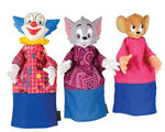 TOM & JERRY/BOZO THE CLOWN OUGEN PUPPET TRIO.