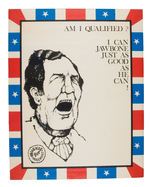 NIXON/AGNEW/HOPEFULS 1972 SATIRICAL POSTER SET.