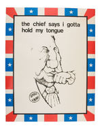 NIXON/AGNEW/HOPEFULS 1972 SATIRICAL POSTER SET.