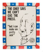 NIXON/AGNEW/HOPEFULS 1972 SATIRICAL POSTER SET.