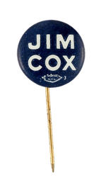 "JIM  COX" SMALL NAME BUTTON.