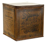 "DR. JOHNSON'S EDUCATOR CRACKERS" TIN.