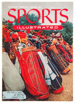 "SPORTS ILLUSTRATED" SECOND ISSUE W/NY YANKEES BASEBALL CARD INSERT.