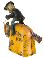 BARNEY GOOGLE ON SPARK PLUG WIND-UP.