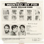 WEATHERMEN AND OTHER 1970s POLITICAL RADICALS LOT OF SEVEN “WANTED BY THE FBI” POSTER MAILERS.