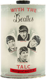 "WITH THE BEATLES" TALC TIN.