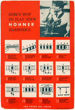 "THE BEATLES HARMONICA" BY HOHNER ON BLISTER CARD.