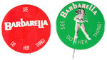 “BARBARELLA” BUTTON PAIR.