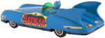 "BATMAN" JAPANESE TIN FRICTION BATMOBILE.