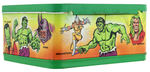 "THE INCREDIBLE HULK" UNUSED METAL LUNCHBOX WITH THERMOS.