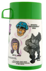 "THE INCREDIBLE HULK" UNUSED METAL LUNCHBOX WITH THERMOS.