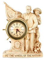 PHILIPPINES 1954 "CLOCK OF DEMOCRACY" FEATURING PRESIDENT RAMONE MAGSAYSAY.