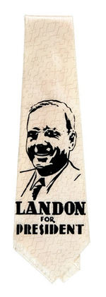 "LANDON FOR PRESIDENT" NECKTIE.