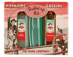 "HOPALONG CASSIDY DUDIN'-UP KIT FOR YOUNG COWPOKES" BOXED.