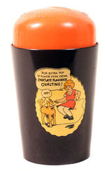 LITTLE ORPHAN ANNIE "OVALTINE" BEETLEWEAR SHAKE UP MUG.