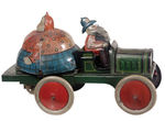 TOONERVILLE TROLLEY AUNT EPPIE HOGG GERMAN WINDUP TOY.