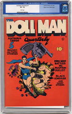 DOLL MAN QUARTERLY #1, FALL 1941. MILE HIGH PEDIGREE CGC 7.5