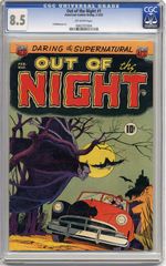 OUT OF THE NIGHT #1, FEBRUARY-MARCH 1952. CGC 8.5