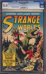 STRANGE WORLDS #3 AVON, JUNE 1951. CGC 8.0