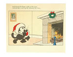 " A VISIT FROM ST. NICHOLAS TO COMIC LAND" KFS COMIC STRIP CHARACTER PROMOTIONAL CHRISTMAS FOLDER.