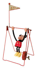 "GYM-TOYS ACROBAT" MICKEY MOUSE WIND-UP BY LINE MAR BOXED.