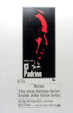 "THE GODFATHER" LINEN-MOUNTED ITALIAN POSTER.