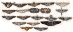 WWII WINGS PINS MOST "STERLING."