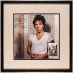 BRUCE SPRINGSTEEN & THE E STREET BAND-SIGNED "DARKNESS ON THE EDGE OF TOWN" FRAMED DISPLAY.