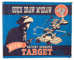 "QUICK DRAW McGRAW MOVING BATTERY OPERATED TARGET.